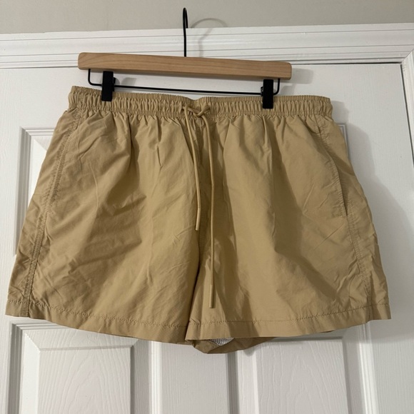 Urban Outfitters Standard Cloth Khaki Elastic Waist Shorts XL - Picture 1 of 7